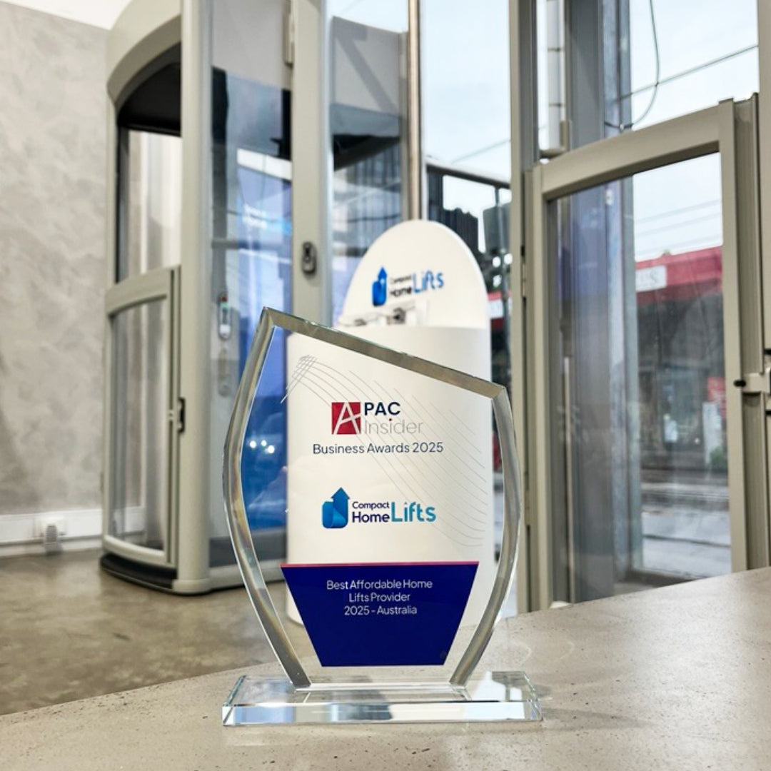 Compact Home Lifts Wins Best Affordable Home Lift Provider 2025 - Australia
